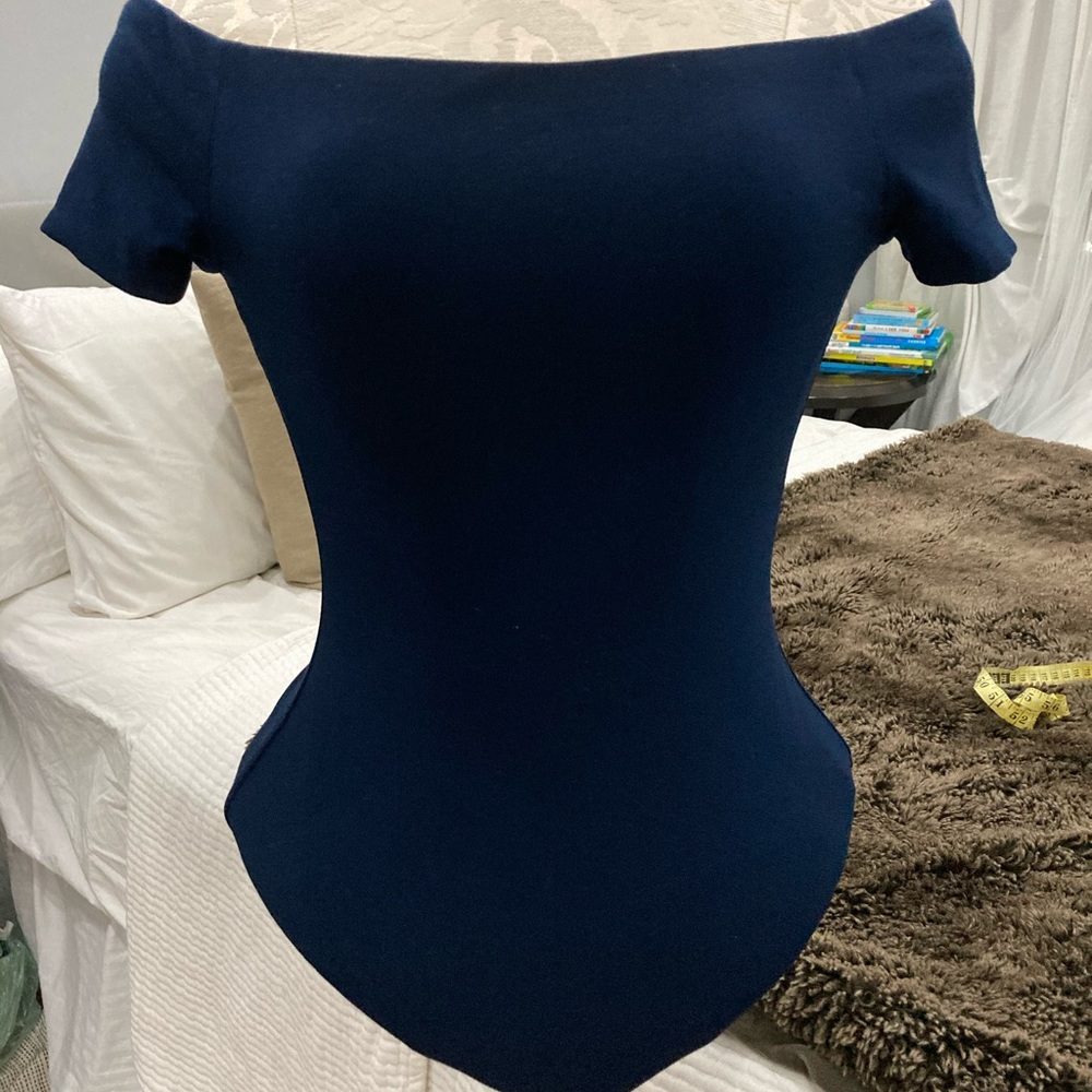 Off-the-shoulder bodysuit